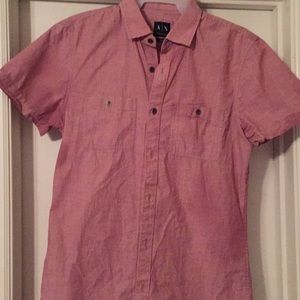 Armani Exchange button up shirt